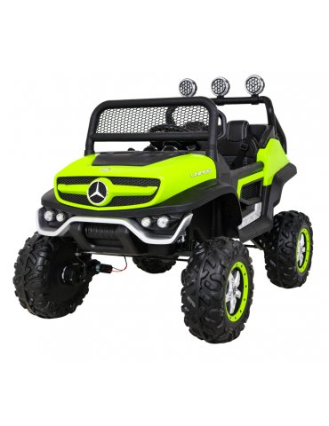 Mercedes Benz Unimog 12V – Carro elétrico para crianças 4x4 com 4 motores 35W