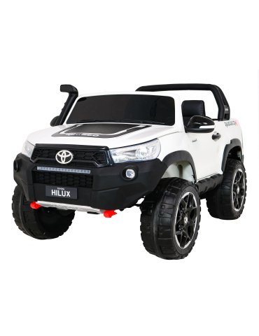 Coche Eléctrico Infantil Toyota Hilux 4x4 12V|Biplaza 4 motores