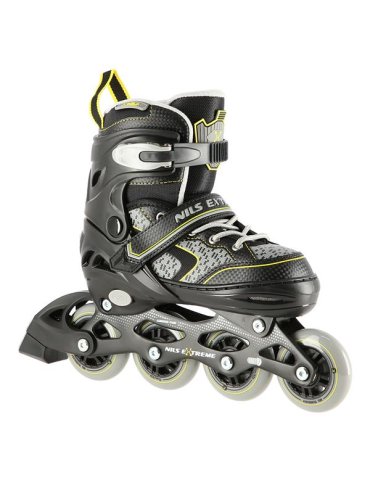 NA14198 BLACK-YELLOW SIZE L (39-42)  IN-LINE SKATES NILS EXTREME