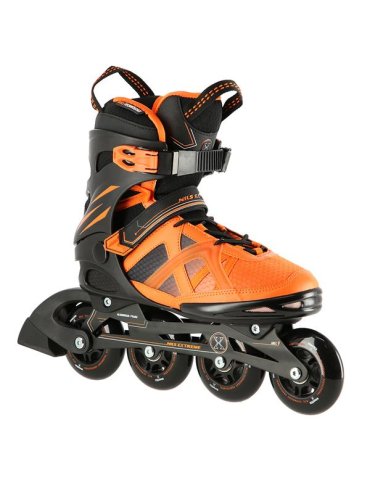 NA14112 BLACK-ORANGE SIZE 38 IN-LINE SKATES NILS EXTREME