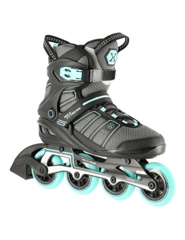 Patins em linha NILS EXTREME PRETO-VERDE MENTA