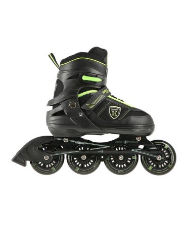 NA19088 BLACK-GREEN SIZE S (31-34) IN-LINE SKATES NILS EXTREME