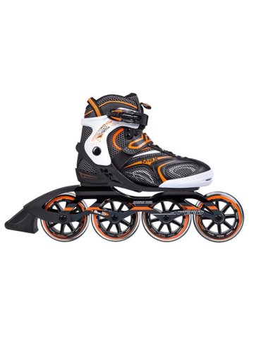 NA1060S BLACK-ORANGE SIZE 45 IN-LINE SKATES NILS EXTREME 