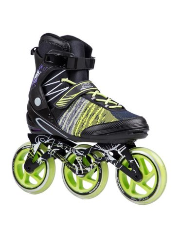 NA1206  BLACK-GREEN SIZE 38 IN-LINE SKATES NILS EXTREME 