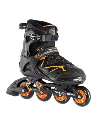 NA9022 BLACK/ORANGE SIZE 40 IN-LINE SKATES NILS EXTREME 