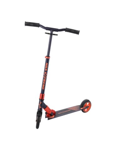 NILS EXTREME GRAPHITE-ORANGE Scooter dobrável leve