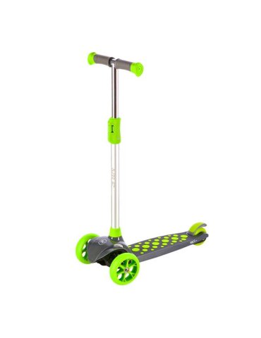 Nils Fun HLB02 Scooter infantil verde - leve e seguro para crianças