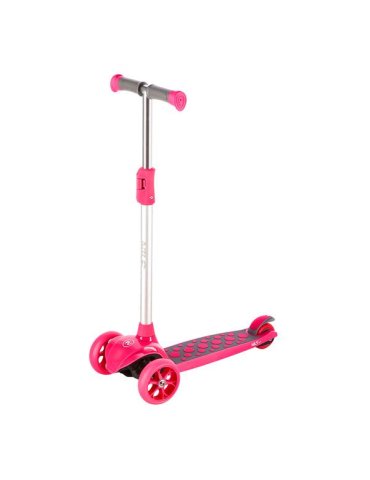 Monopattino per bambini regolabile Nils Fun Pink: leggero, sicuro e divertente