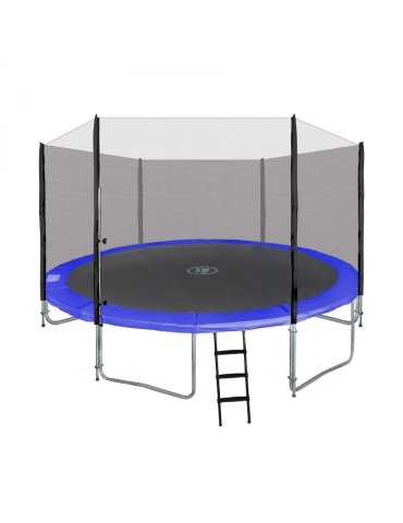 Trampoline XL 427 cm (14 pi) – Acier renforcé avec filet et échelle