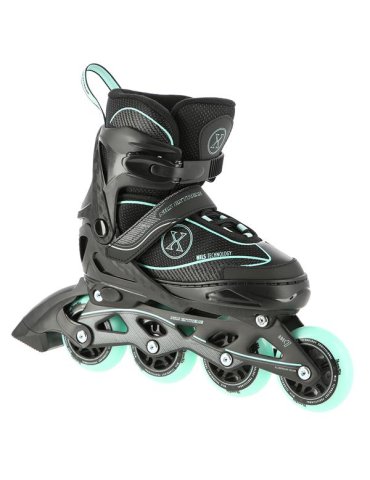 NA11008 BLACK-MINT ROZM. M (35-38) IN-LINE SKATES NILS EXTREME