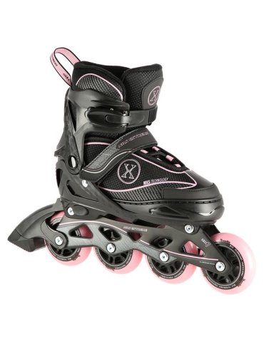 NA11008 BLACK-PINK ROZM. M (35-38) IN-LINE SKATES NILS EXTREME