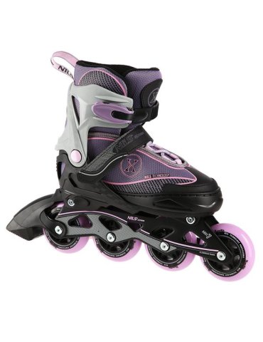 NA11008 GRAY-VIOLET SIZE M (35-38)  IN-LINE SKATES NILS EXTREME