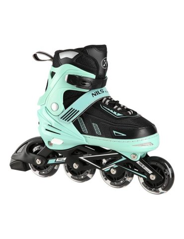 NA11230A GREEN LED SIZE L(39-42) IN-LINE SKATES NILS EXTREME