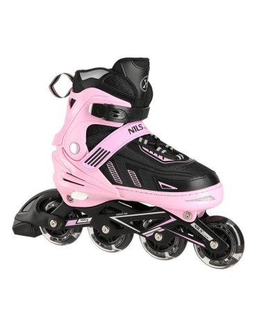 NA11230A PINK LED SIZE M(35-38) IN-LINE SKATES NILS EXTREME