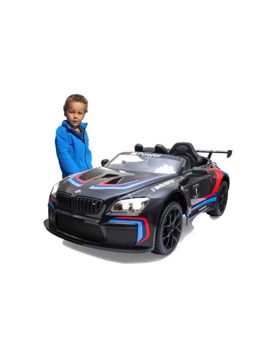 Voiture électrique pour enfants BMW M6 GT3 12V Sport avec classe pour petit