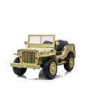 Todoterreno Eléctrico Infantil ARMY  EE. UU. 12V – Tres Asientos, 4x4