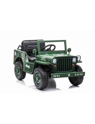 SUV infantil ARMY EE.UU. 12V, 4x4, Três lugares