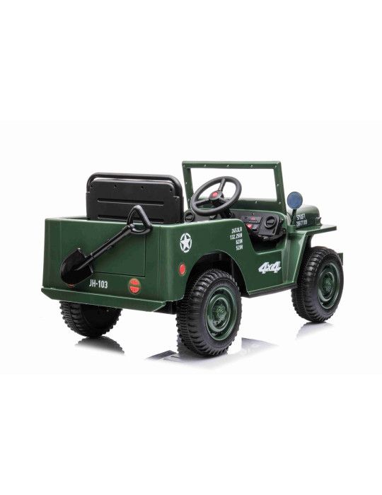 Auto elettrica per bambini U.S ARMY 1 POSTO 12V VEICOLO FUORISTRADA PER BAMBINI - Patilandia 