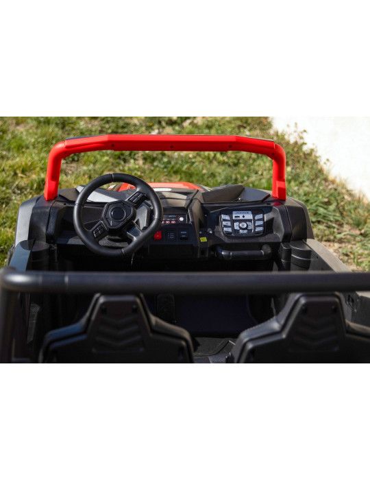 Auto elettrica per bambini UTV XXL 24V ruote gonfiabili Biplaza Realist