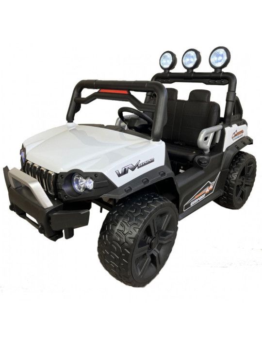 Fuoristrada per bambini Guepard 12V – Due posti, 4x4, Ruote in gomma