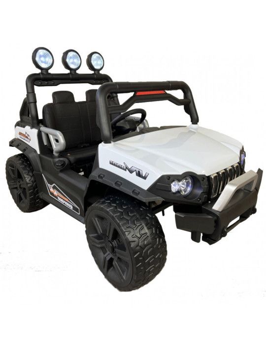 Fuoristrada per bambini Guepard 12V – Due posti, 4x4, Ruote in gomma