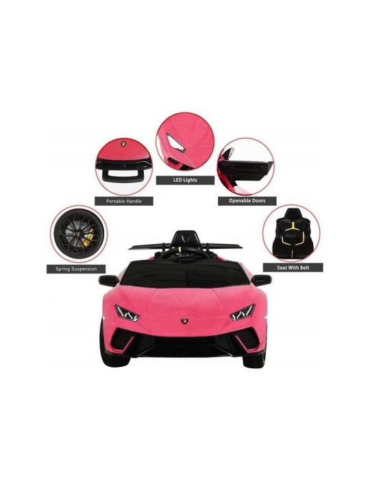 Voiture électrique pour enfants Lamborghini Huracan 12V Monoplaza avec Mando