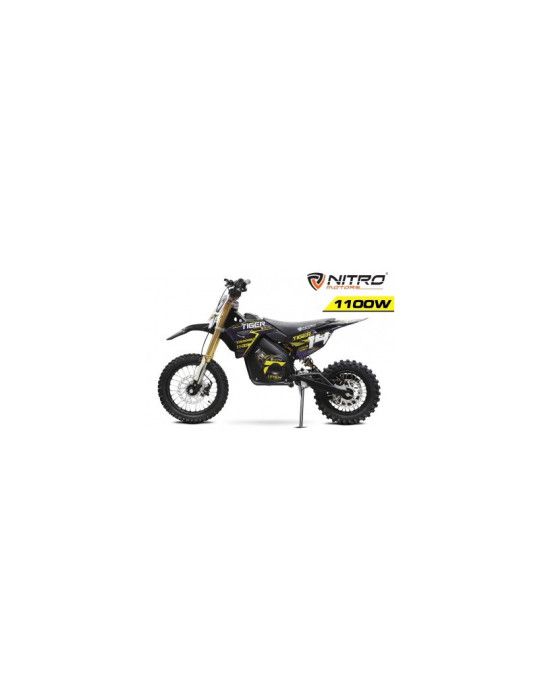 Electric children's motocross Eco TIGER DELUXE 1100w 36v 10AH LITIUM ELECTRIC MOTORCYCLE FOR CHILDREN - Patilandia 