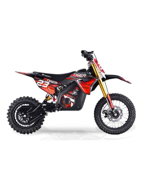 Eco TIGER DELUXE motocross elétrico infantil 1100w 36v 10AH LITIO MOTOS ELÉTRICAS PARA CRIANÇAS - Patilandia 