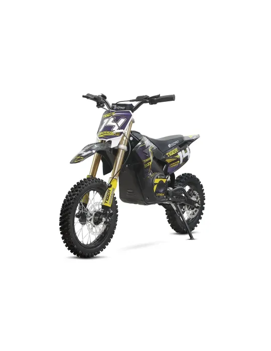 Electric children's motocross Eco TIGER DELUXE 1100w 36v 10AH LITIUM ELECTRIC MOTORCYCLE FOR CHILDREN - Patilandia 