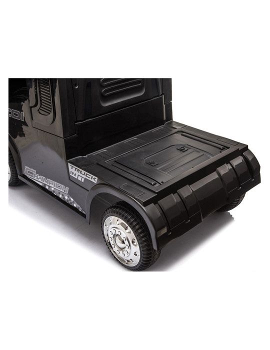 CAMION ELETTRICO PER BAMBINI CON RIMORCHIO CONTENITORE 12V AUTO ELETTRICHE PER BAMBINI - Patilandia 