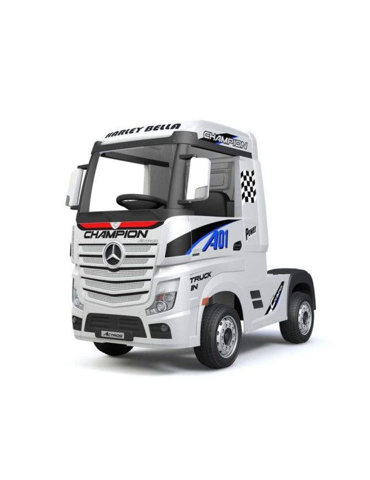 CAMION ELETTRICO PER BAMBINI Mercedes Actros 12V 2.4G 4X4 AUTOMOBILI PER MESTIERE - Patilandia 