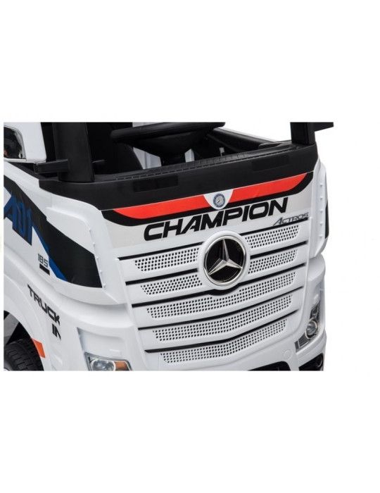 CAMION ELETTRICO PER BAMBINI Mercedes Actros 12V 2.4G 4X4 AUTOMOBILI PER MESTIERE - Patilandia 