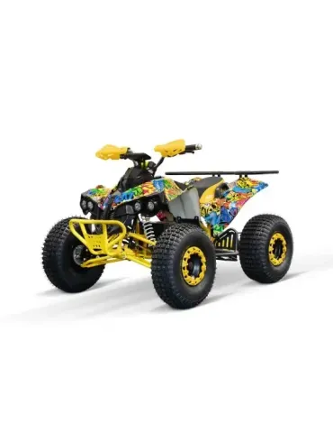 QUAD ÉLECTRIQUE POUR ENFANTS ECO WARRIOR GRAFFITI 1000W 48V R8