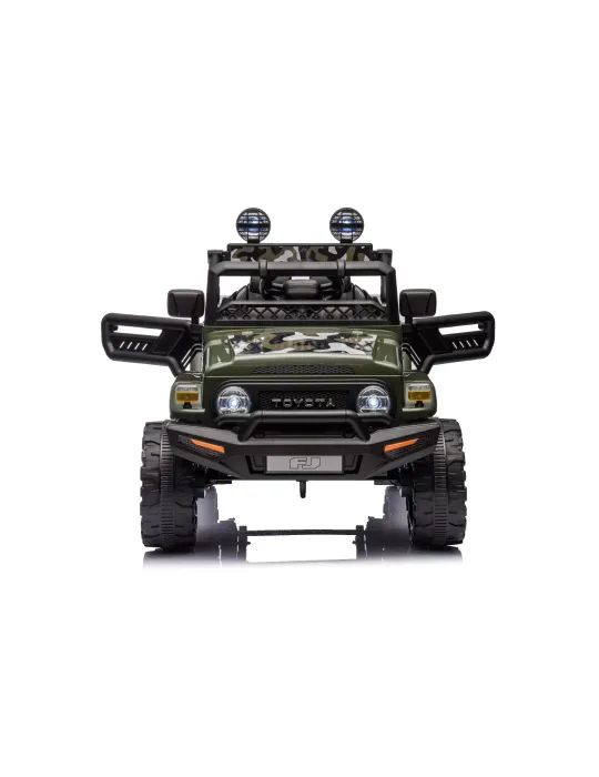 Veículo off-road elétrico infantil TOYOTA FJ CRUISER - 12V, dois lugares, 4x4, luzes LED Todo-o-terreno - Patilandia 