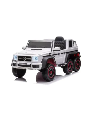 Coche eléctrico infantil Mercedes-Benz G63 AMG 6x6 – Monoplaza, 12V, 6 ruedas