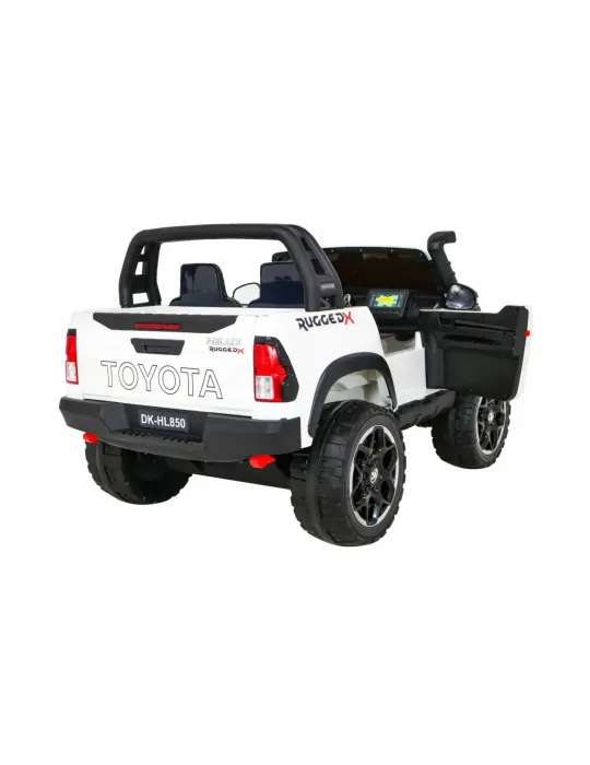 Toyota Hilux 12V auto elettrica per bambini – Biplaza, 4x4, Patiland LED