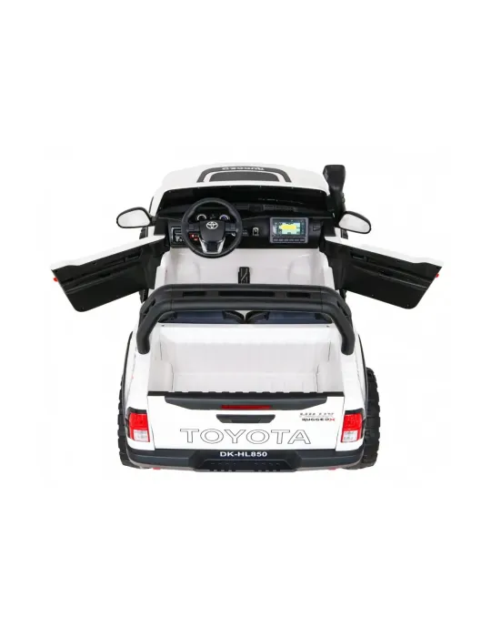 Voiture électrique pour enfants Toyota Hilux 12V – Biplace, 4x4, LED |Patiland