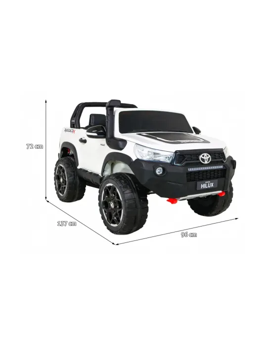 Todoterreno infantil TOYOTA HILUX 12V 2.4GHZ biplaza 4X4 TODOTERRENO INFANTIL - Patilandia 