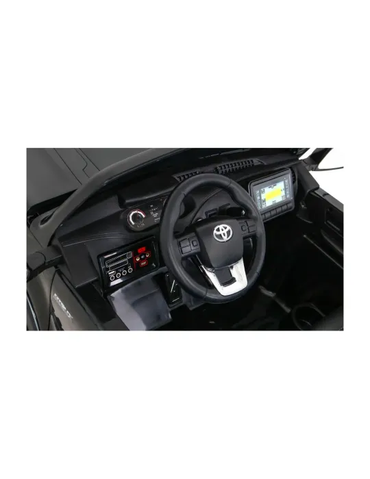 Coche Eléctrico Infantil Toyota Hilux 12V – Biplaza, 4x4, LED | Patilandia
