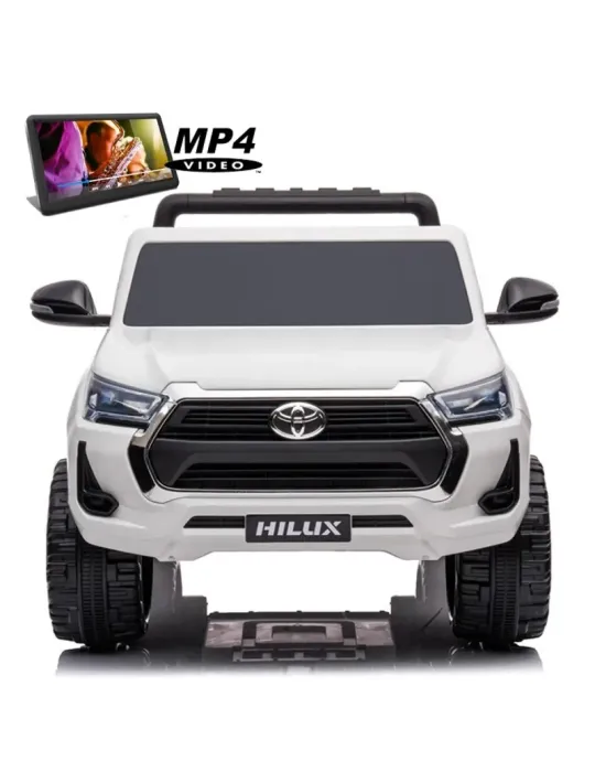 Todoterreno Infantil Toyota Hilux 24V – Biplaza, 4x4, LED, MP4 TODOTERRENO INFANTIL - Patilandia 