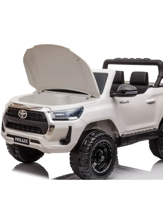 Todoterreno Infantil Toyota Hilux 24V – Biplaza, 4x4, LED, MP4 TODOTERRENO INFANTIL - Patilandia 