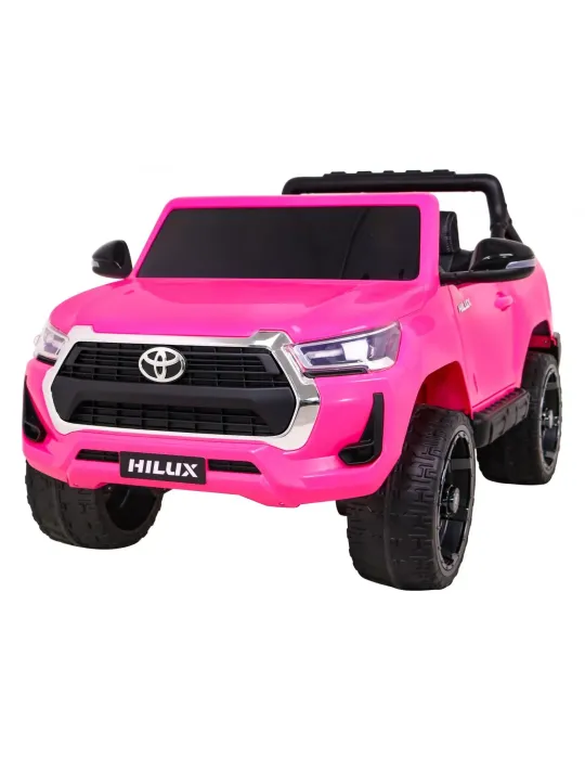 SUV per bambini Toyota Hilux 24V Rosso – Monoposto, 4x4, LED VEICOLO FUORISTRADA PER BAMBINI - Patilandia 