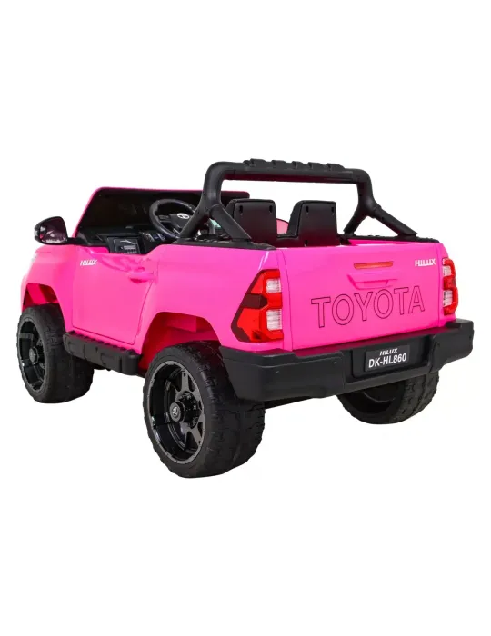 Todoterreno Infantil Toyota Hilux 24V Rojo – Monoplaza, 4x4, LED