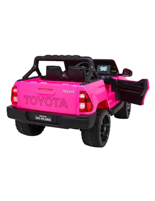 Todoterreno Infantil Toyota Hilux 24V Rojo – Monoplaza, 4x4, LED