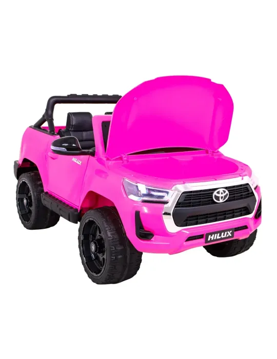 SUV Enfant Toyota Hilux 24V Rouge – Monoplace, 4x4, LED Off-road - Patilandia 