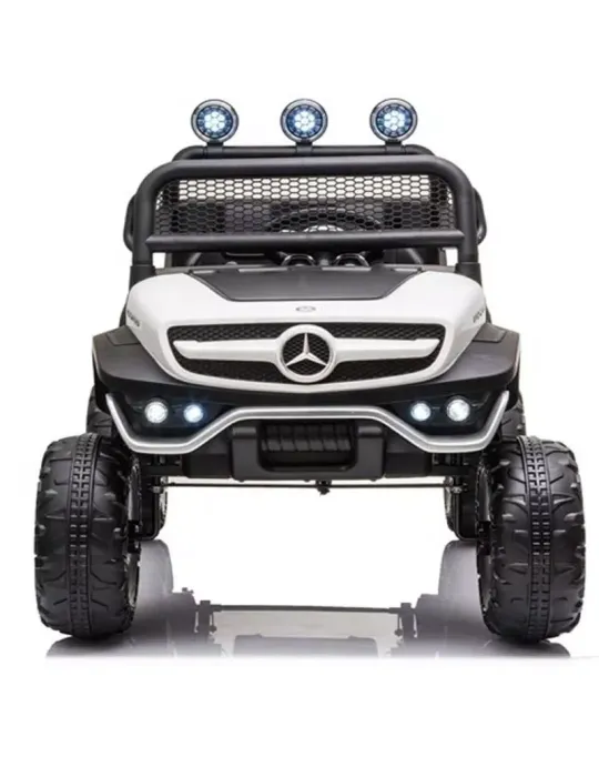Sobrevivência de crianças Mercedes Unimog 12V – Monoplaza, 4x4, LED
