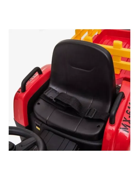 Tractor Eléctrico Infantil con Remolque 12V – Monoplaza, Control Remoto TRACTORES INFANTILES - Patilandia 