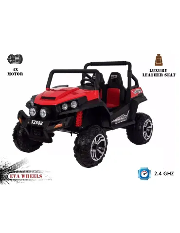 Todoterreno Infantil RSX 12V – Dos Asientos, 4x4, Ruedas EVA