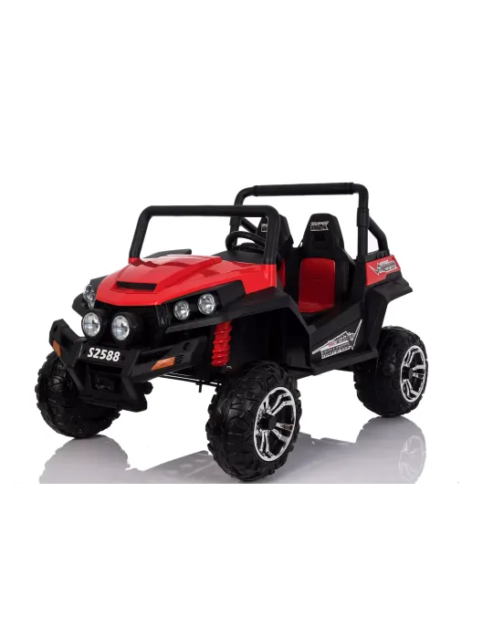 RSX Children's Off-Road Vehicle 12V + Two-Seater + 4x4 EVA Wheels |Patiland