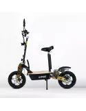 Scooter elétrico ou skate elétrico de madeira 2000 W com assento TROTINETAS ELÉCTRICAS - Patilandia 